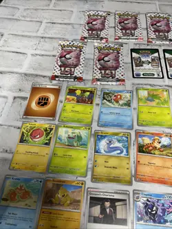 Pokemon Scarlet And Violet 151 Booster Bundle - Empty Box, Packs, and 49 Cards - Image 3