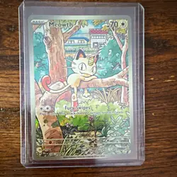 The Pokemon Company Meowth 106/094 Me02 Phantasmal Flames IR Holo Full Art - Image 1