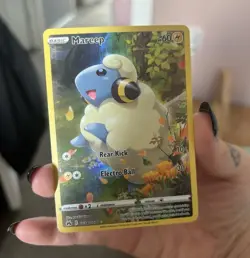 Pokemon TCG Mareep GG34/GG70 Crown Zenith Galarian Gallery Full Art Holo EN - Image 1