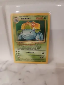 Pokemon TCG Venusaur Holo Base Set Trading Card 15/102 - Image 2