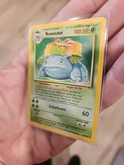 Pokemon TCG Venusaur Holo Base Set Trading Card 15/102 - Image 5