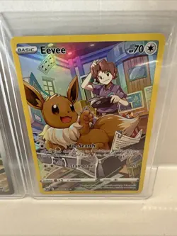 Lot Of 2 Pokemon Cards, Pikachu and Eevee - Image 3