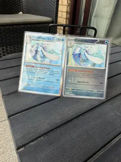 Primarina 020/084 Holo and Reverse Holo Pokemon Cards Pitch Black PBL Lot of 2 - Image 1