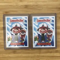 Poke-Monroe & Catch ‘Em Al 2019 GPK We Hate the 90’s LOT of 2 Cards POKEMON - Image 1