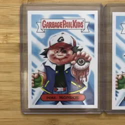 Poke-Monroe & Catch ‘Em Al 2019 GPK We Hate the 90’s LOT of 2 Cards POKEMON - Image 2