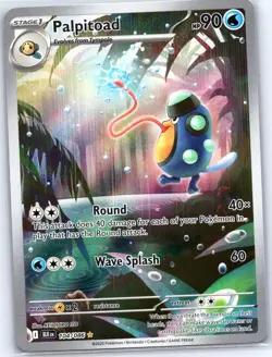 Palpitoad 104/086 Holo Illustration Rare Black Bolt Pokemon Near Mint - Image 1
