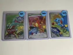 Pokemon TCG First Partner Illustration Collection Series 1 Kanto GEN 1 Set NM - Image 1
