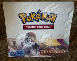 Pokemon Scarlet & Violet Paldea Evolved Booster Box 36 Packs in Acrylic Case - Image 2