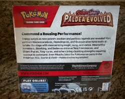 Pokemon Scarlet & Violet Paldea Evolved Booster Box 36 Packs in Acrylic Case - Image 3