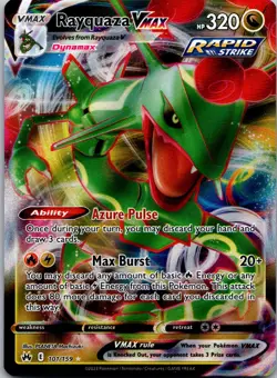 Rayquaza VMAX (101) Holo Ultra Rare SWSH: Crown Zenith 101/159 NM - Image 1