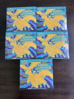 Pokemon TCG Ascended Heroes Elite Trainer Box Lot of 5 Factory Sealed ETBs - Image 2