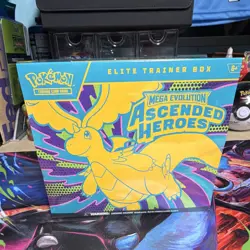 Pokemon TCG Elite Trainer Box Mega Evolution Ascended Heroes factory sealed - Image 1
