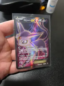 Pokemon TCG Espeon EX Holo Full Art Ultra Rare Card 117/122 XY Breakpoint - Image 1