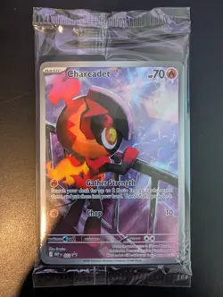 Pokemon TCG Phantasmal Flames ETB Promo - Sealed - Charcadet MEP 022 - Image 1