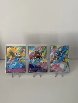 Pokemon First Partner Illustration Collection - Alolan Starter Set - Pokemon TCG - Image 1