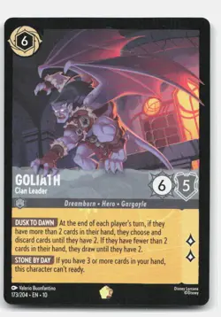 Disney Lorcana Goliath - Clan Leader Legendary Whispers in the Well 173/204 NM - Image 1