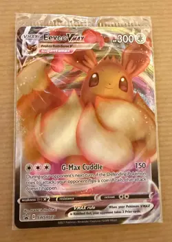 Pokemon TCG Eevee VMAX SWSH087 Shining Fates Holo Promo Card Sealed - Image 1