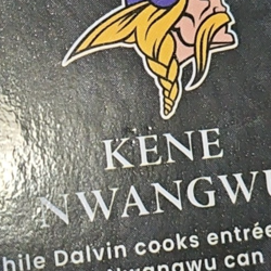 Kene Nwangwu 2021 Panini Select Gold Prizm Die-Cut Rookie /10 #274 Vikings - Image 3