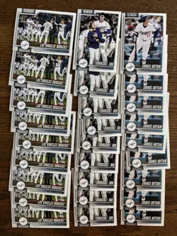 27x Shohei Ohtani card lot from 2026 Topps Series 1 Ohtani Dodger Duo Team card - Image 1
