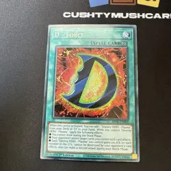 YUGIOH D FORCE SECRET RARE BROL-EN009 1ST EDITION - Image 2