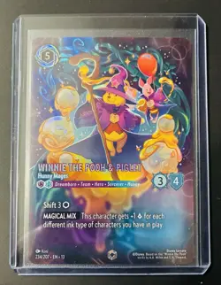 Winnie The Pooh And Piglet Hunny Mages Enchanted Lorcana Mint 🔥 Pristine - Image 3