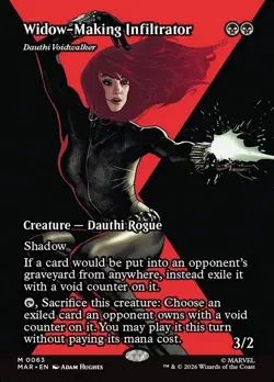 Widow-Making Infiltrator (Dauthi Voidwalker) #63 (Borderless Full Art) (MAR) ... - Image 1