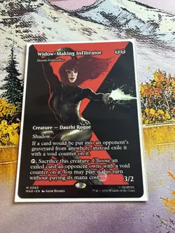 WIDOW-MAKING INFILTRATOR - DAUTHI VOIDWALKER Mythic Borderless MAR NM MTG - Image 2