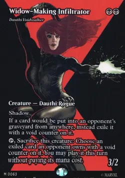 Widow-Making Infiltrator - Dauthi Voidwalker (Borderless) M Marvel Universe Eter - Image 1