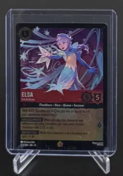 Disney Lorcana Winterspell Elsa - Ice Artisan Cold Foil Legendary 123/204 - Image 1