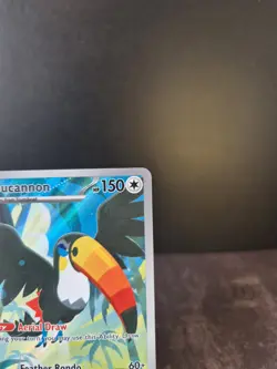 Pokemon TCG Toucannon : 094/084 : Pitch Black : Illustration Rare : nm - Image 3