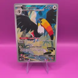 Toucannon 094/084 Pitch Black Illustration Rare Full Art Pokemon TCG - Image 1