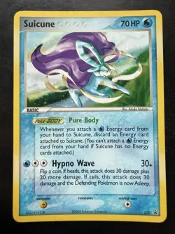 Pokemon Black Star Promo Suicune 030 EX Collector's Carry Tin Nintendo Holo (LP) - Image 1