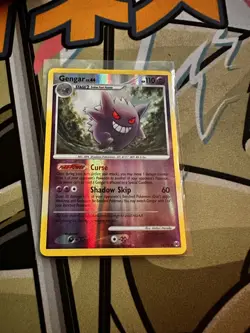 2009 Pokemon Gengar Lv.44 16/99 PLATINUM Arceus REVERSE HOLO LP - Image 1