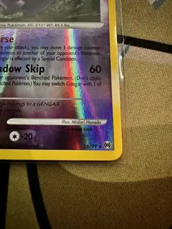 2009 Pokemon Gengar Lv.44 16/99 PLATINUM Arceus REVERSE HOLO LP - Image 5