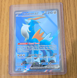 Pokemon TCG Cobalion EX 103/086 Plasma Storm Full Art Ultra Rare Holo ENG 2013 - Image 1