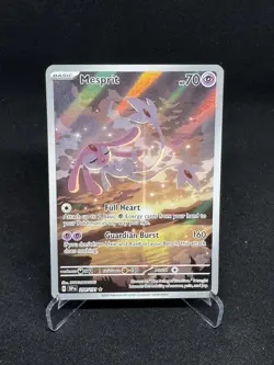 Pokemon TCG Surging sparks Mesprit 204/191 IR Full Art Holo Eng 2024 - Image 1