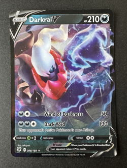 Darkrai V 098/189 Sword & Shield Astral Radiance Pokemon TCG Card - Image 1