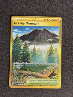 Pokemon Card TCG - Gravity Mountain 250/191 - Surging Sparks - Hyper Rare - NM - Image 1