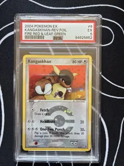 Kangaskhan 6/112 FireRed & LeafGreen Reverse Holo PSA 5, Pokemon Tcg, 2004 - Image 1