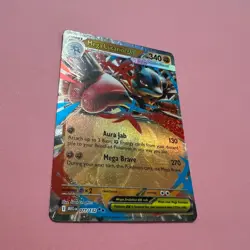 Mega Lucario ex 077/132 NM Double Rare Mega Evolution Pokemon Card TCG English - Image 3