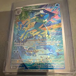 Pokemon TCG Frogadier 089/086 Crimson Invasion Secret Rare Holo English - Image 1