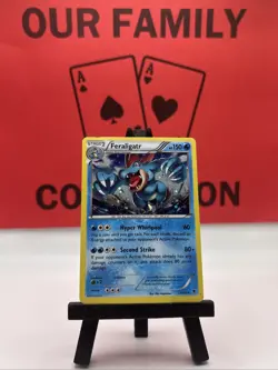 Feraligatr 17/119 XY Phantom Forces Holo Rare Pokemon TCG 2014 LP - Image 1