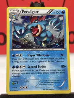 Feraligatr 17/119 XY Phantom Forces Holo Rare Pokemon TCG 2014 LP - Image 3
