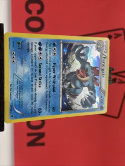 Feraligatr 17/119 XY Phantom Forces Holo Rare Pokemon TCG 2014 LP - Image 4