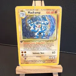 Pokemon TCG Machamp Holo 1st Edition Base Set #8/102 - Image 1