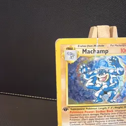Pokemon TCG Machamp Holo 1st Edition Base Set #8/102 - Image 2