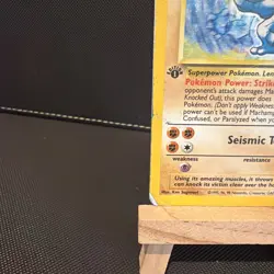 Pokemon TCG Machamp Holo 1st Edition Base Set #8/102 - Image 4