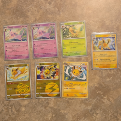 Pokemon TCG Crown Zenith 7-Card Lot Espeon Leafeon Jolteon Holo Eeveelutions - Image 1