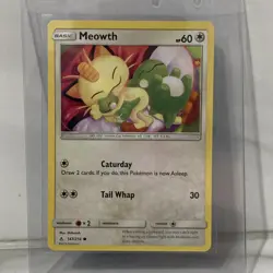 Pokemon TCG Meowth Unbroken Bonds 147/214 Regular Common - Image 1