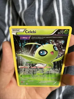 Pokemon TCG Celebi XY93 Black Star Promo Full Art Holo Card - Image 2